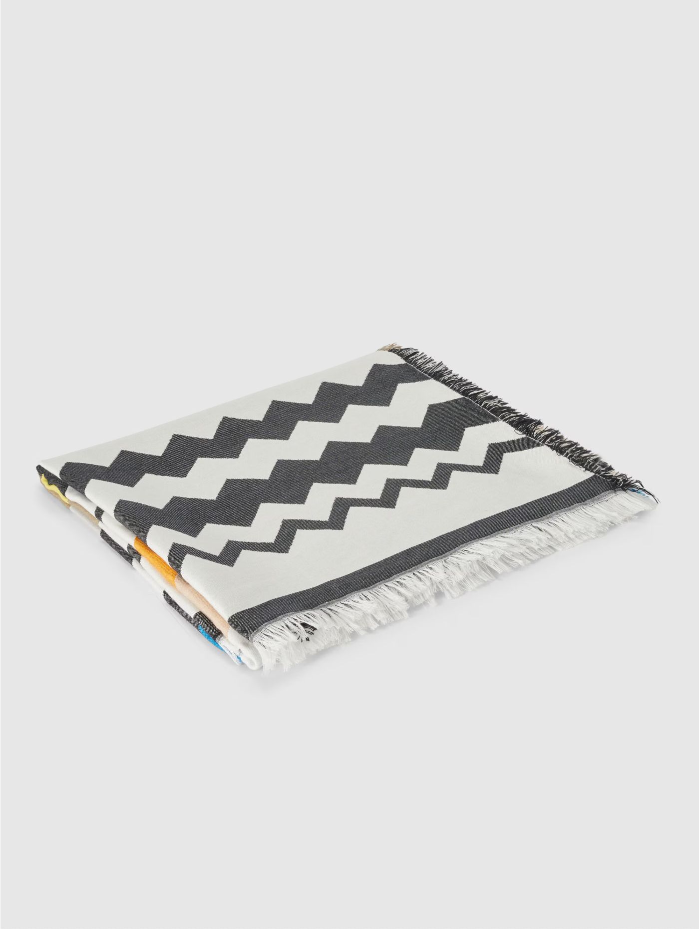 Best fouta bath towel 140x180 cm zig zag in cotton